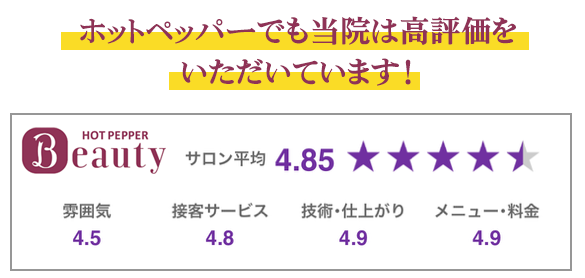 ホットペッパービューティークチコミ